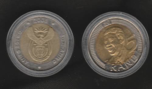 NELSON MANDELA 90TH  BIRTHDAY ENCAPSULATED COIN