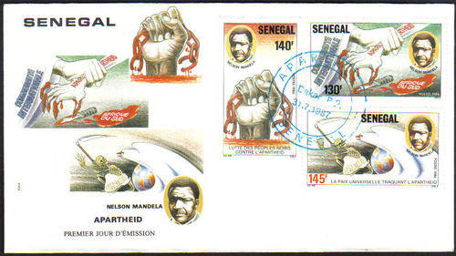 NELSON MANDELA FDC  SENAGAL 1987