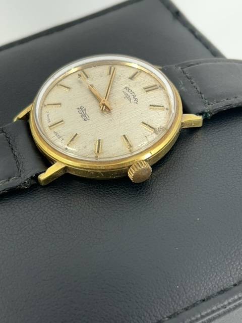 Rare Vintage Rotary Flyer Gents Wrist Watch
