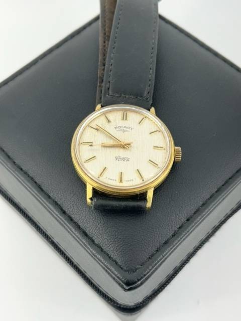 Rare Vintage Rotary Flyer Gents Wrist Watch