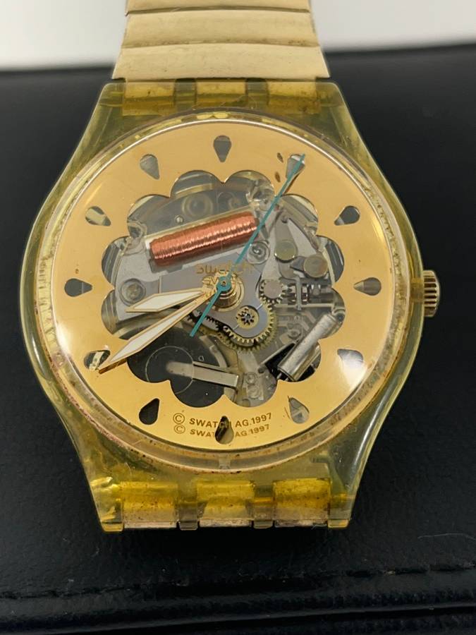 Swatch Skeleton Unisex Watch