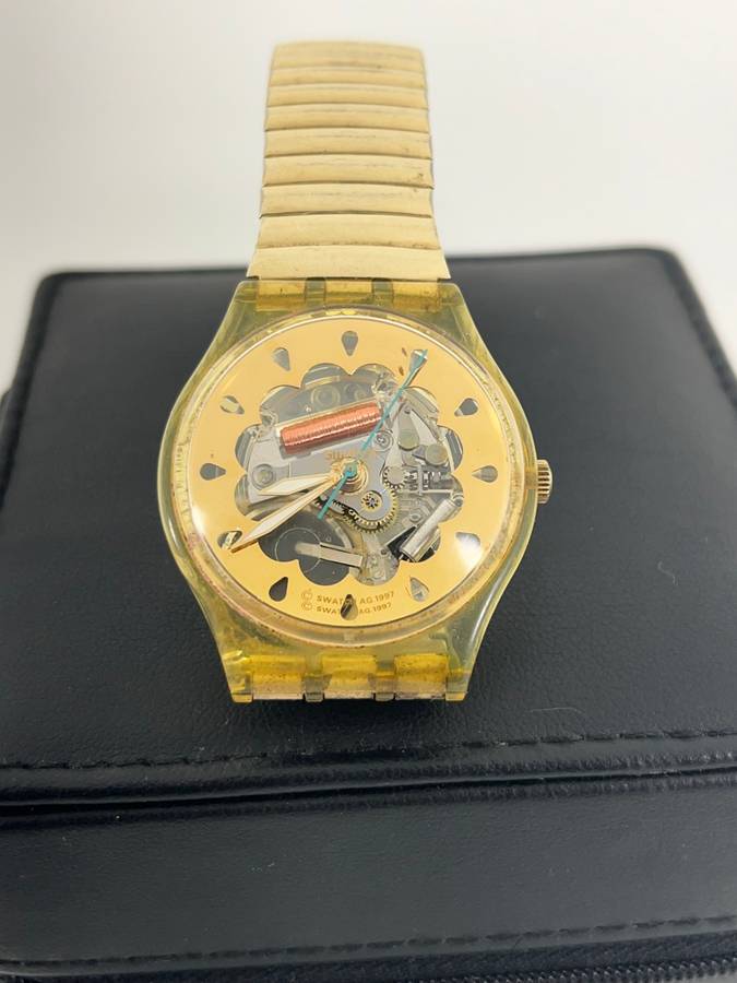 Swatch Skeleton Unisex Watch