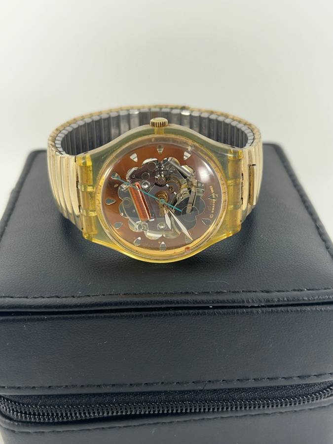 Swatch Skeleton Unisex Watch