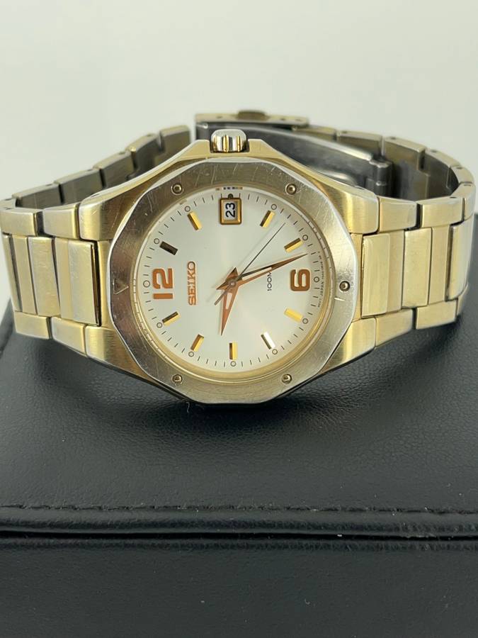 Seiko Gents Gold Tone Wristwatch