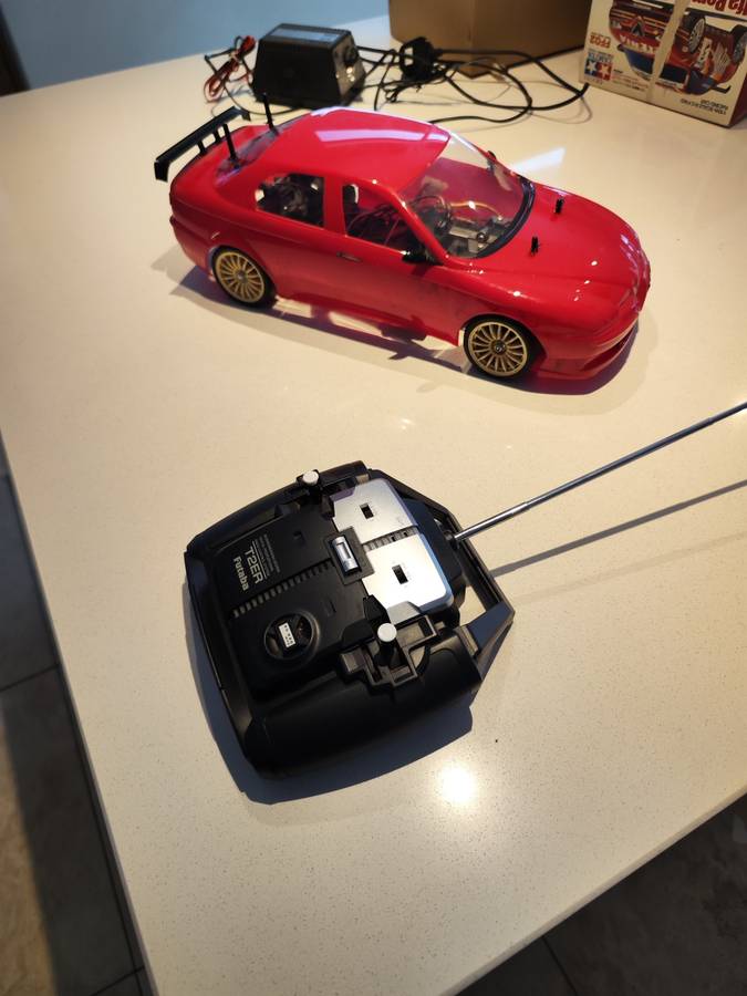 Tamiya RC10 Alfa 156 with controller, battery, charger