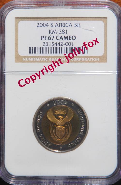 *** ONLY 2 IN THE WORLD!! *** 2004 R5 PF 67 CAMEO NGC GRADED!! ***
