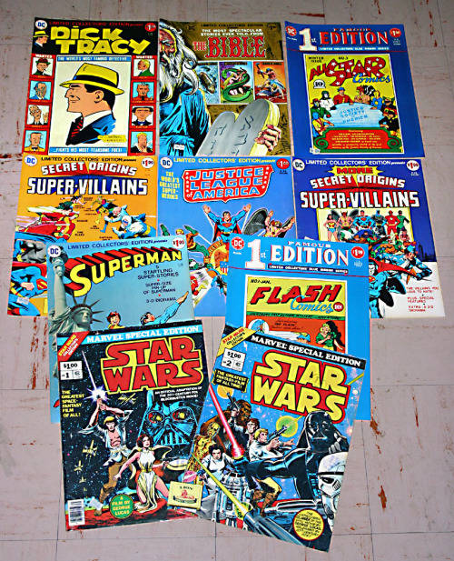 Limited Collector's Edition Large Format Comic Books