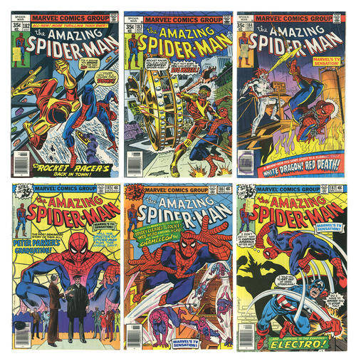Amazing Spider-man - 6 Consecutive Issues from July '78 to Dec '78