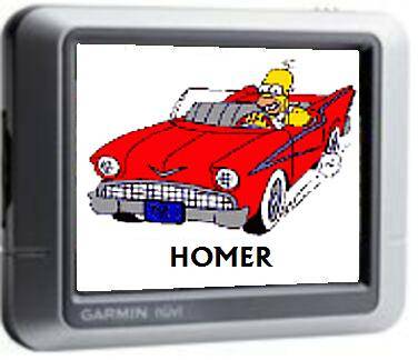 Homer Simpson Garmin / Tom Tom Navigation Voice