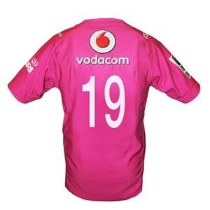 Vodacom Bulls SIGNED Pink Jersey #19