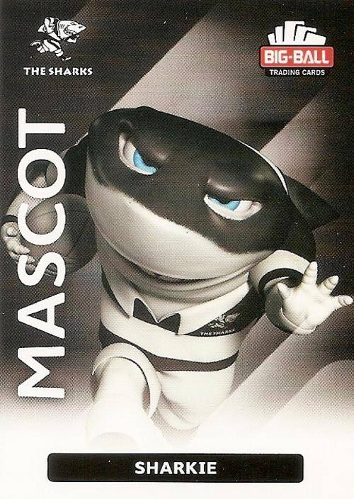 BIG BALL RUGBY COLLECTION  2012 - SHARK'S "MASCOT" CARD