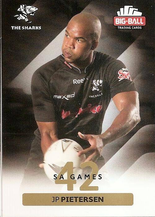 BIG BALL RUGBY COLLECTION 2012 - THE SHARKS BASE CARD 224