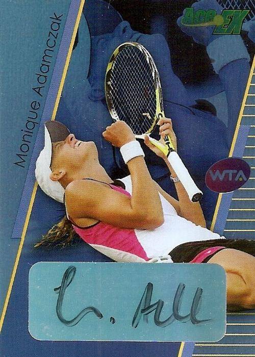 MONIQUE ADAMCZAK - ACE AUTHENTIC EX 2011 - GENUINE "AUTHOGRAPH" CARD 77 of 99