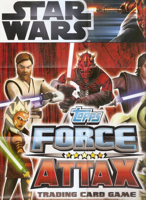 STAR WARS 2012/13 - FORCE ATTAX SERIES 3 "CLONE WARS" - COMPLETE 192 BASE CARD SET - NO BINDER