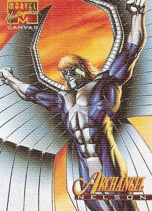 MARVEL MASTERPIECES 94 - ARCHANGEL "RARE CANVAS" CARD 1 of 22