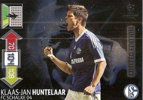 KLAAS-JAN HUNTELAAR - PANINI CHAMPIONS LEAGUE ADRENALYN XL 2012/2013 -  `LIMITED EDITION` CARD