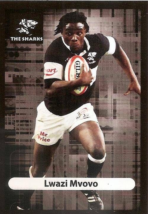 2009/10 BIG BALL RUGBY COLLECTION - LWAZI MVOVO BASE CARD