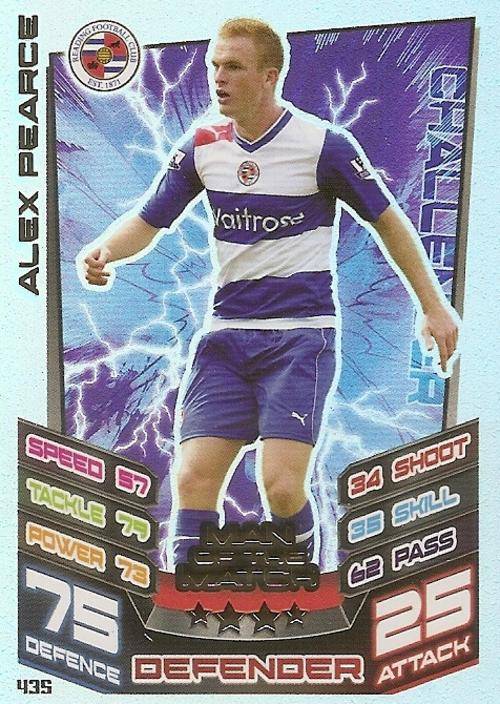 MATCH ATTAX 2012/2013 - ALEX PEARCE `MAN of the MATCH` CARD 435