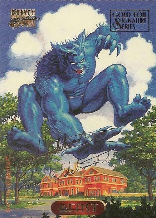 MARVEL MASTERPIECES 94 -  "GOLD SIGNATURE" SERIES CARD 3