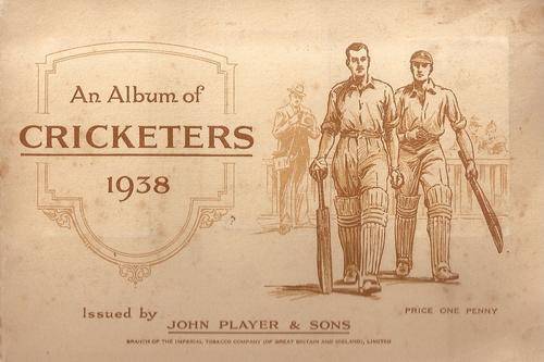 CRICKET ALBUM 1938 by JOHN PLAYER&SONS -"VERY RARE" VINTAGE 1938 "CIGARETTE" CRICKET CARD SET OF 50