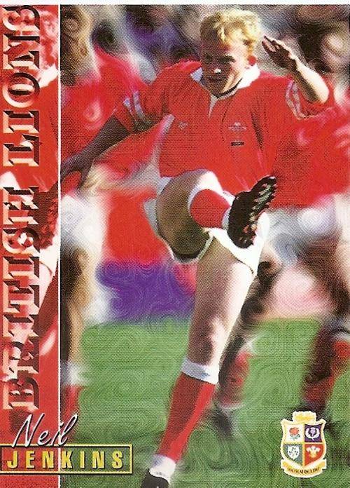 RUGBY 1997 COLLECTION by PANINI - NEIL JENKINS "BRITISH LIONS" BASE CARD 87