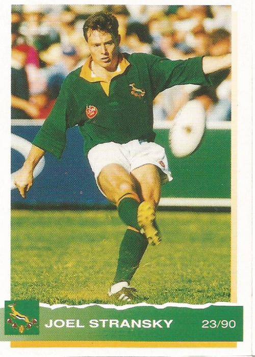 JOEL STRANSKY - SPORTS DECK "RUGBY" 1994 -  CARD 23/90