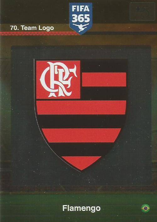PANINI FIFA 365 - FLAMENGO - "LOGO" TRADING CARD
