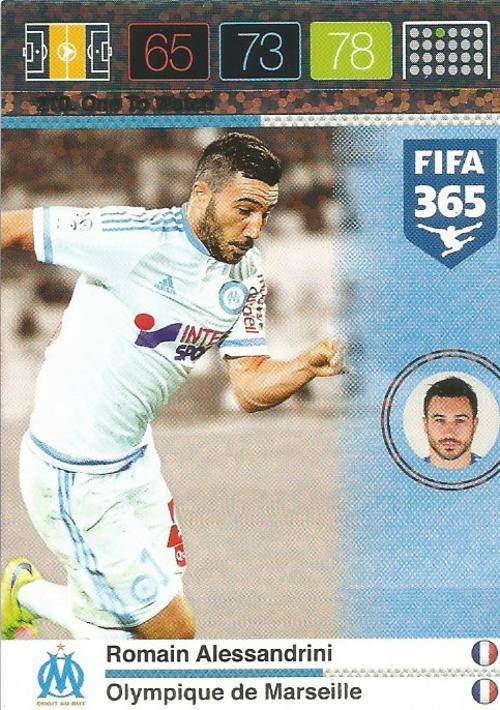 PANINI FIFA 365 - ROMAN ALESSANDRINI - "ONE TO WATCH" TRADING CARD