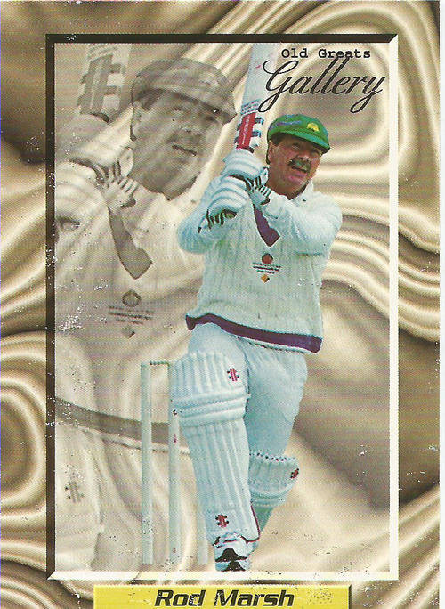ROD MARSH - SPORTS DECK CRICKET 96 - "OLD GREATS GALLERY" TRADING CARD 59