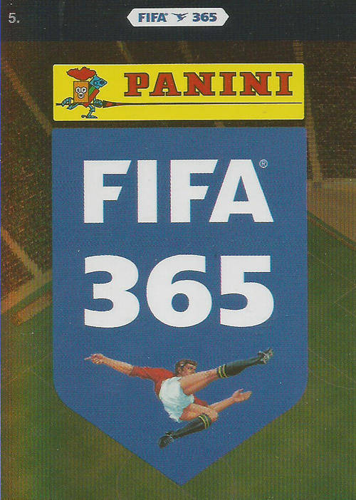PANINI FIFA 365 CARD COLLECTION - "LOGO" TRADING CARD 5