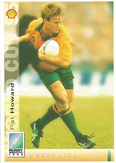 PAT HOWARD - SPORTS DECK "RUGBY WORLD CUP 95" -  BASE TRADING CARD 59