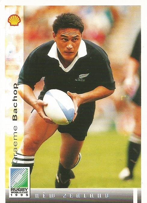 GRAHAM BASHOP - SPORTS DECK "RUGBY WORLD CUP 95" -  BASE TRADING CARD 155
