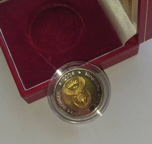 SA MINT 2004 BI-METAL - OOM PAUL MINT MARK - R5 UNCIRCULATED 759 of 3243