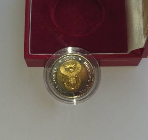 SA MINT 2004 BI-METAL - OOM PAUL MINT MARK - R5 UNCIRCULATED 759 of 3243