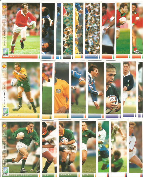 RUGBY CARDS - 1995 SPORTS DECK lot OF 33 ASSORTED CARDS - NO DOUBLES