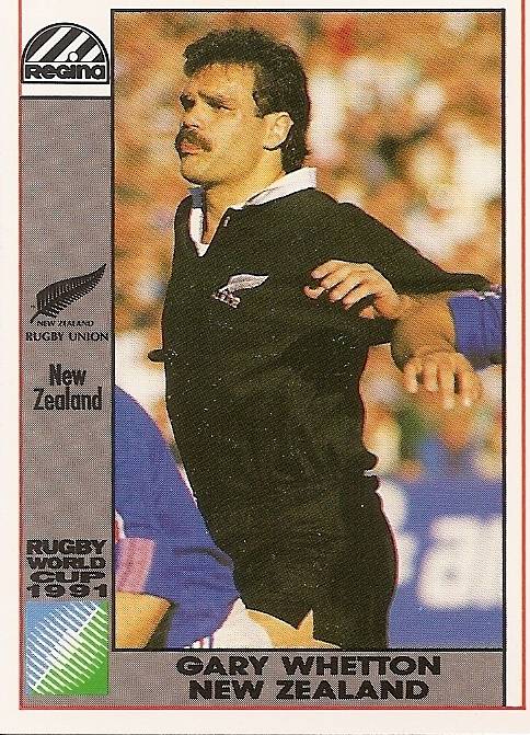 GARY WHETTON - 1991 RUGBY WORLD CUP(REGINA) COLLECTION - TRADING CARD 26