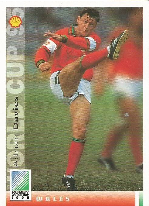 ADRIAN DAVIES - SPORTS DECK "RUGBY WORLD CUP 95" -  BASE TRADING CARD 119