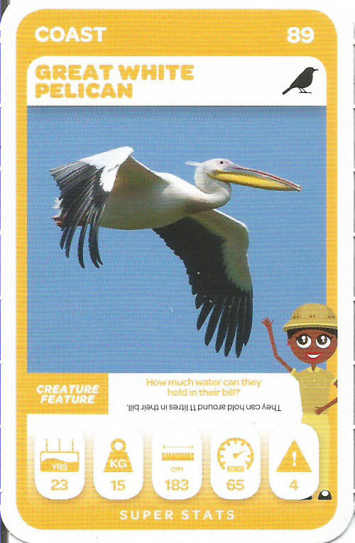 PICK n PAY "SOUTH AFRICAN SUPER ANIMALS" SERIES 2 - TRADING CARD 89