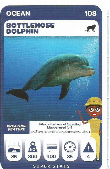 PICK n PAY "SOUTH AFRICAN SUPER ANIMALS" SERIES 2 - TRADING CARD 108