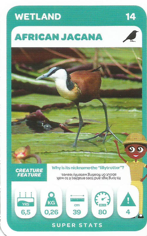 PICK n PAY "SOUTH AFRICAN SUPER ANIMALS" SERIES 2  - TRADING CARD 14