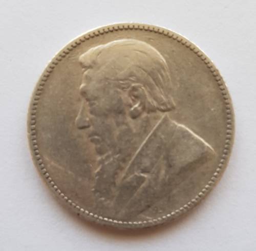 ZAR MINT - 1 SHILLING SILVER "PAUL KRUGER" 1895 VF