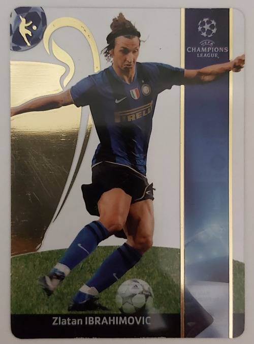 ZLATAN IBRAHIMOVIC - PANINI CHAMPIONS LEAGUE 2008/09 PREMIUM - RARE "ULTRA ACETATE" TRADING CARD 115