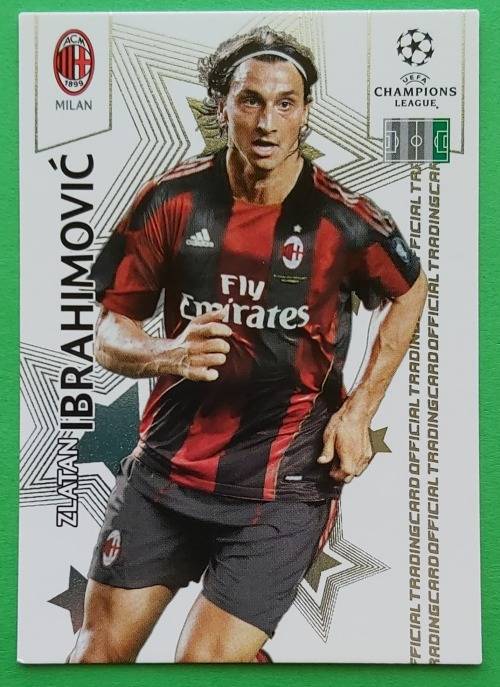 ZLATAN IBRAHIMOVIC - PANINI CHAMPIONS LEAGUE PREMIUM 2010/2011 - RARE TRADING CARD