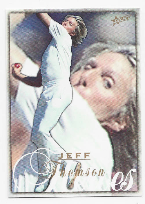 JEFF THOMSON - 1998 SELECT CRICKET COLLECTION - AUSTRALIA CRICKET `LEGEND`  TRADING CARD 93