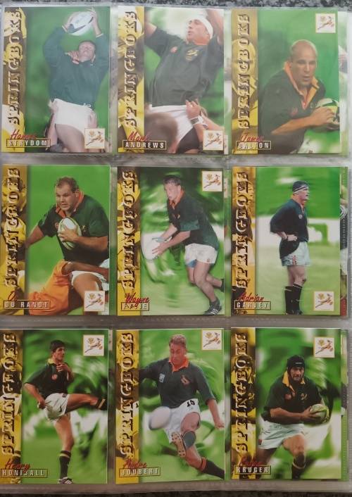 PANINI RUGBY CARD COLLECTION 1997 - Complete Set of 115 Trading Cards - Plus 27 Signed cards