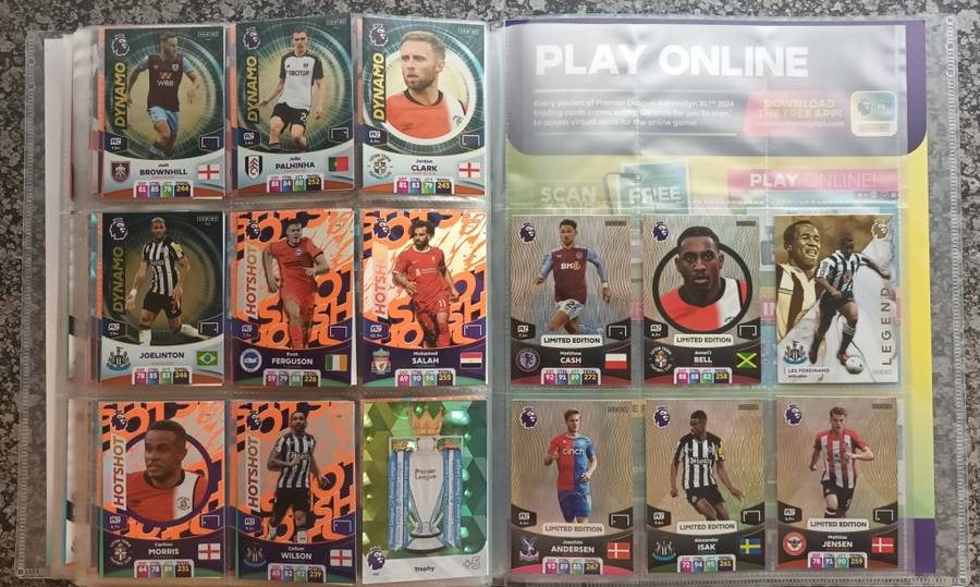 PANINI English Premier League 23/2024 -  COMPLETE 459 TRADING CARD COLLECTION - NO Golden Ballers