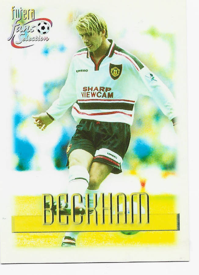 DAVID BECKHAM - FUTERA `MANCHESTER UNITED` FANS SELLECTION 1999 - BASE TRADING CARD 84