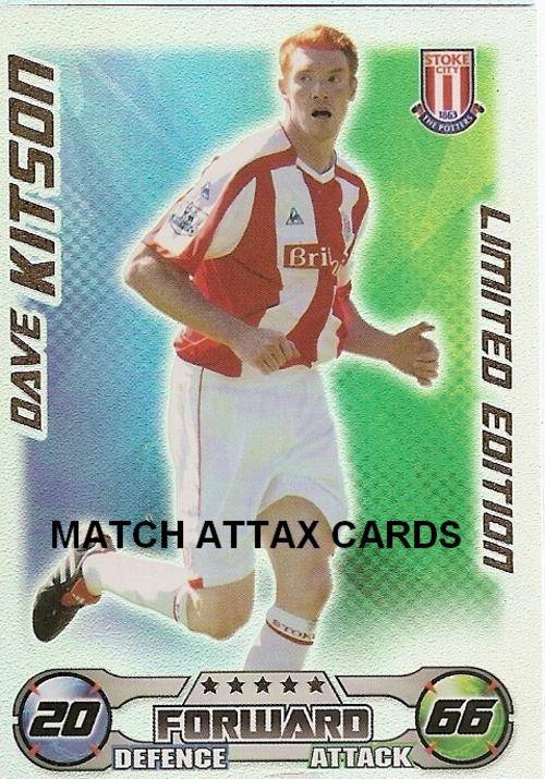 MATCH ATTAX 08/09 - DAVE KITSON LIMITED EDITION