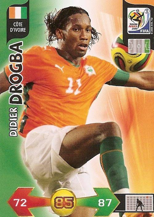 FIFA 2010 ADRENALYN XL - DIDIER DROGBA BASE CARD