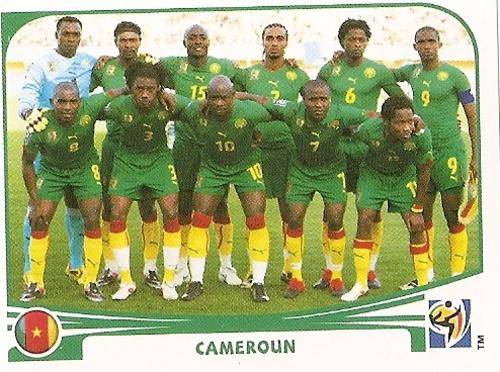 PANINI WORLD CUP STICKERS 2010 - CAMEROON TEAM No 391
